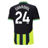 Camiseta Manchester City Josko Gvardiol #24 Visitante Equipación 2024-25 manga corta